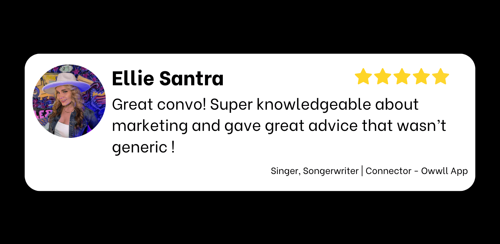 Ellie Santra testimonial