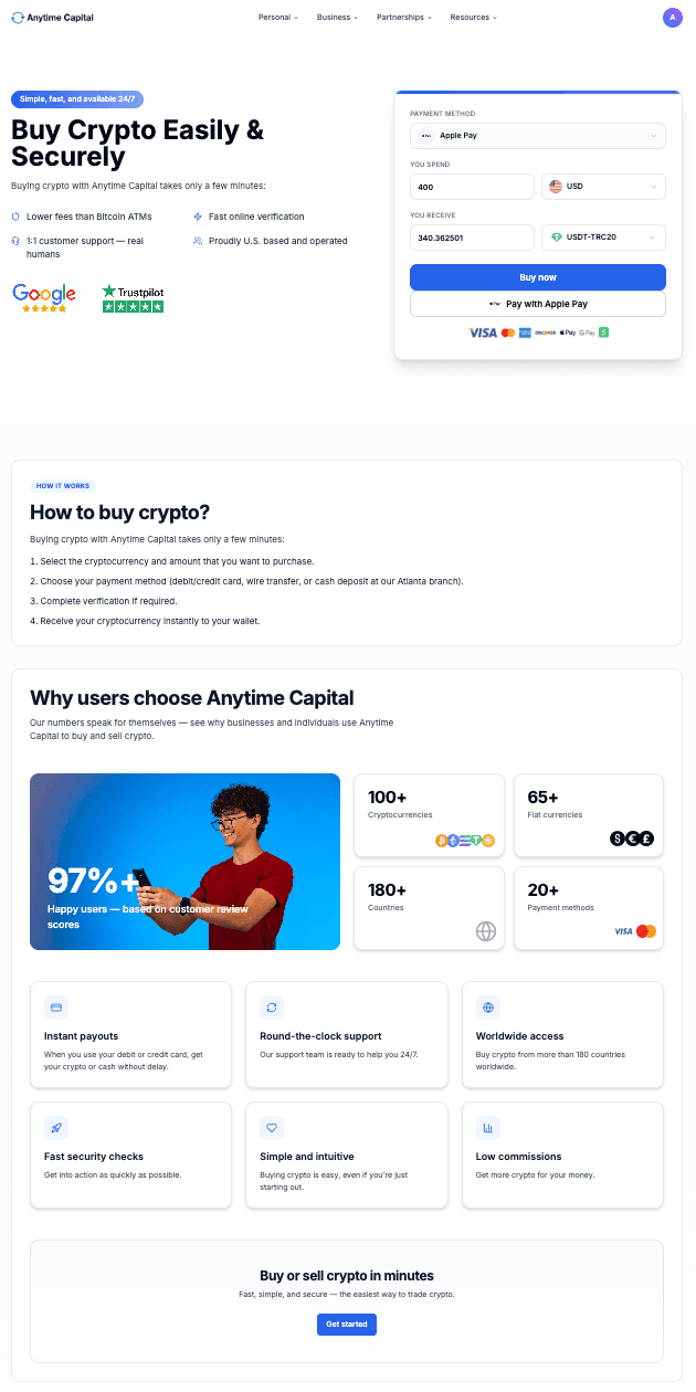Anytime Capital — 10x convert widget (1 of 2)