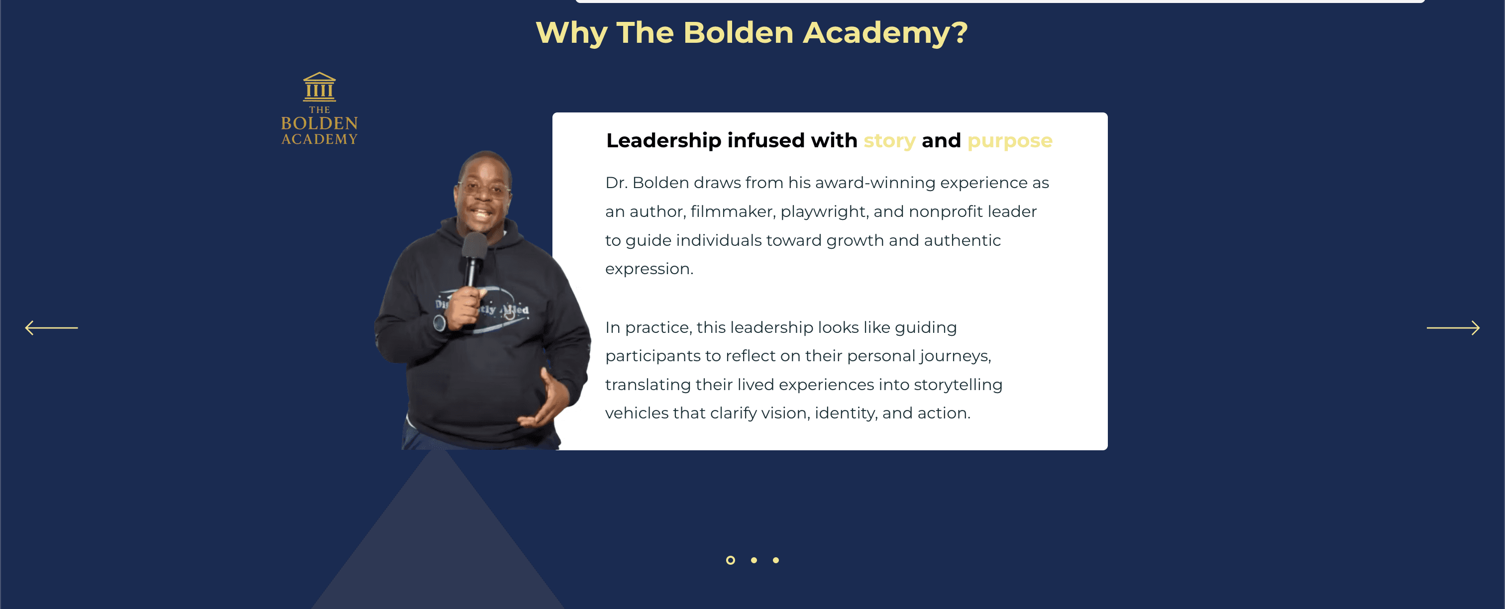 The Bolden Experience — academy (1 of 2)