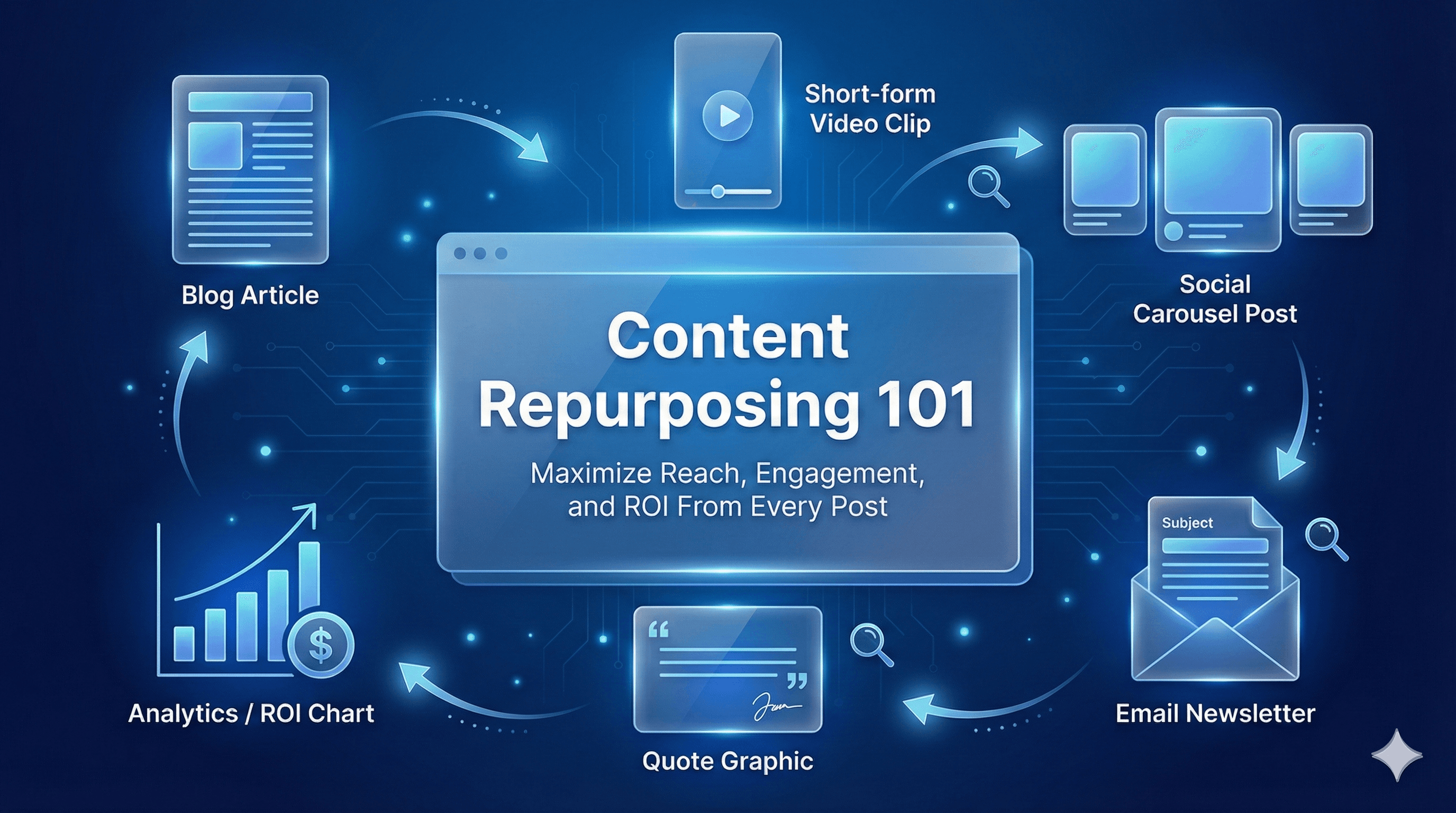How to repurpose content strategically across blogs, social, video, and email.