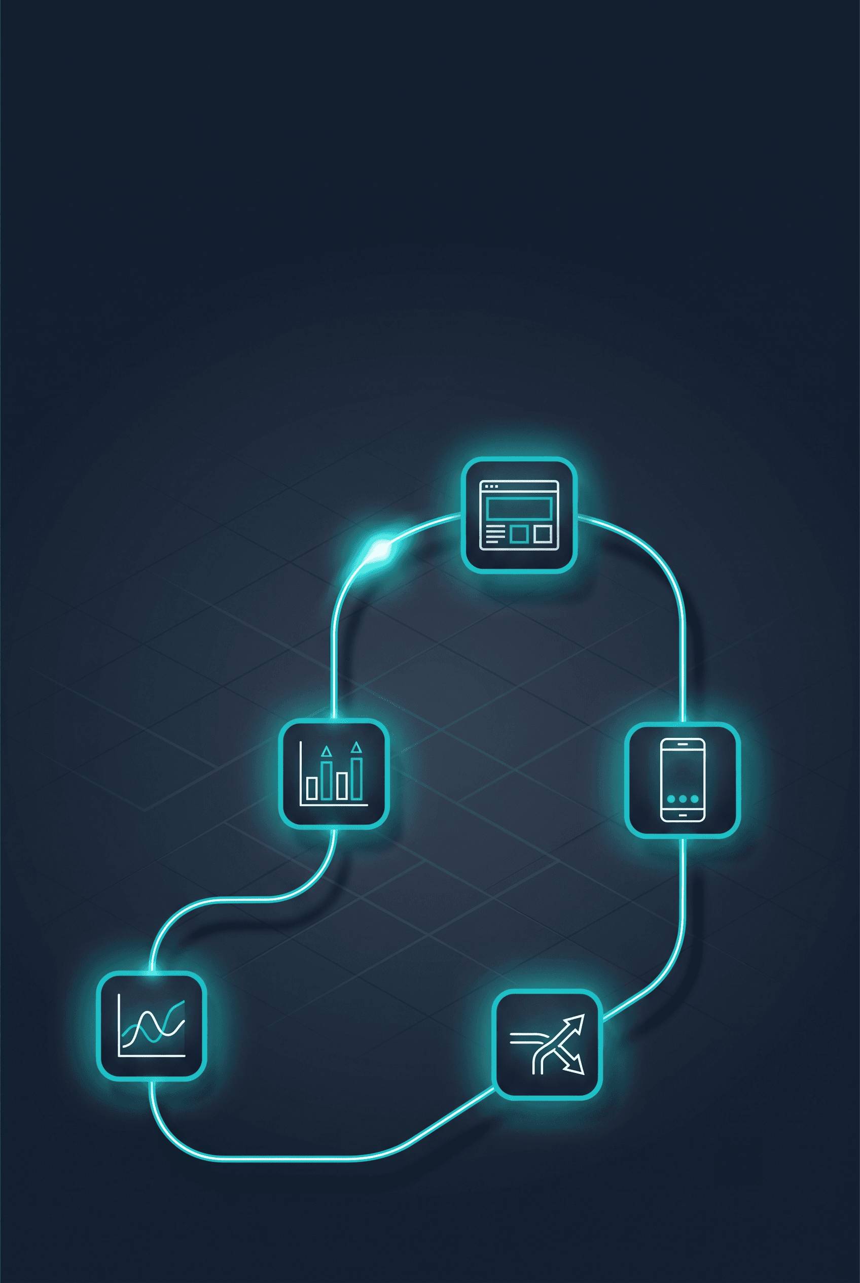 A repeatable five-step audit pass run in stack order, looping back into the release cycle rather than a monthly checklist.