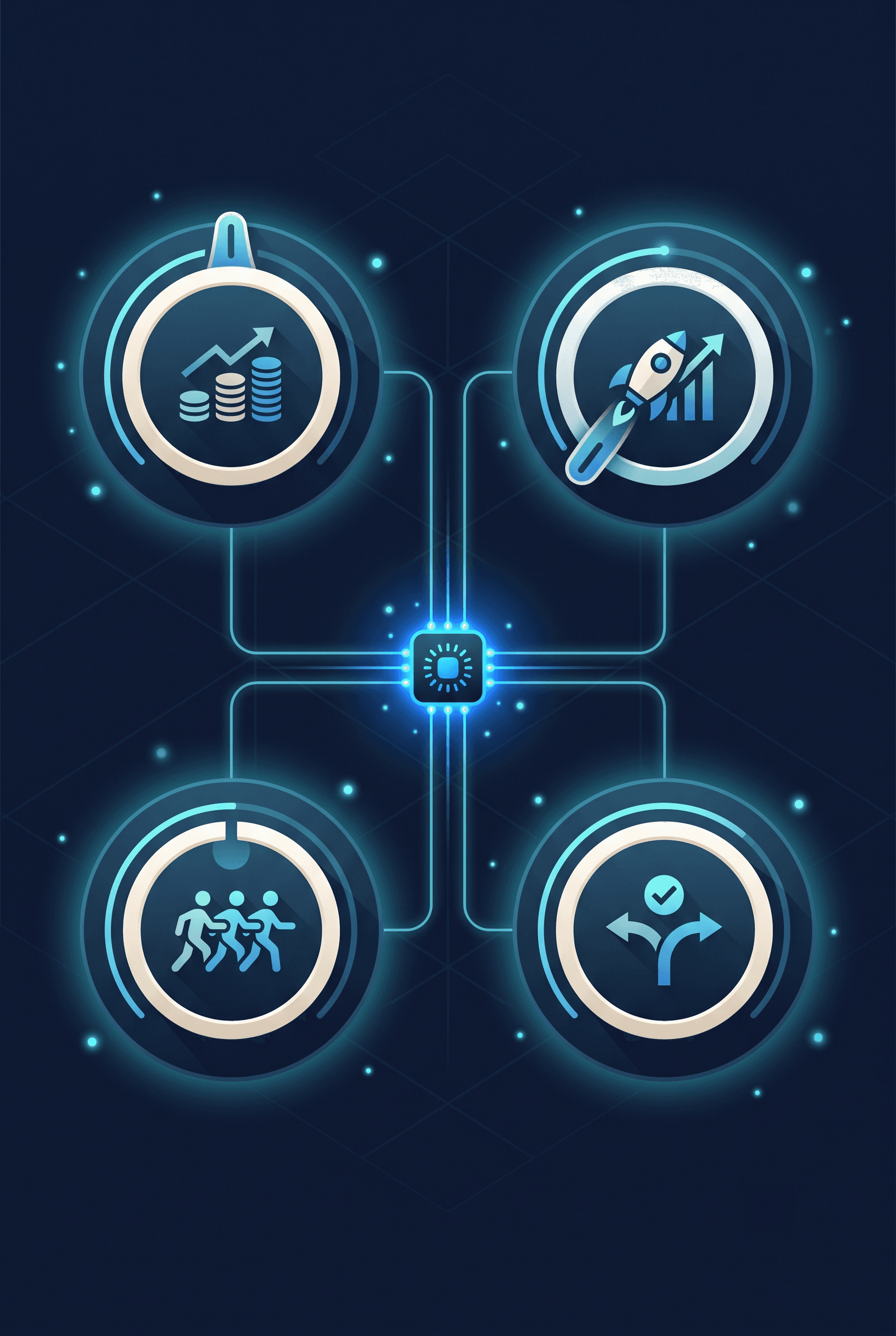 The four decisions attribution feeds: budget, optimization, alignment, and data-driven calls.