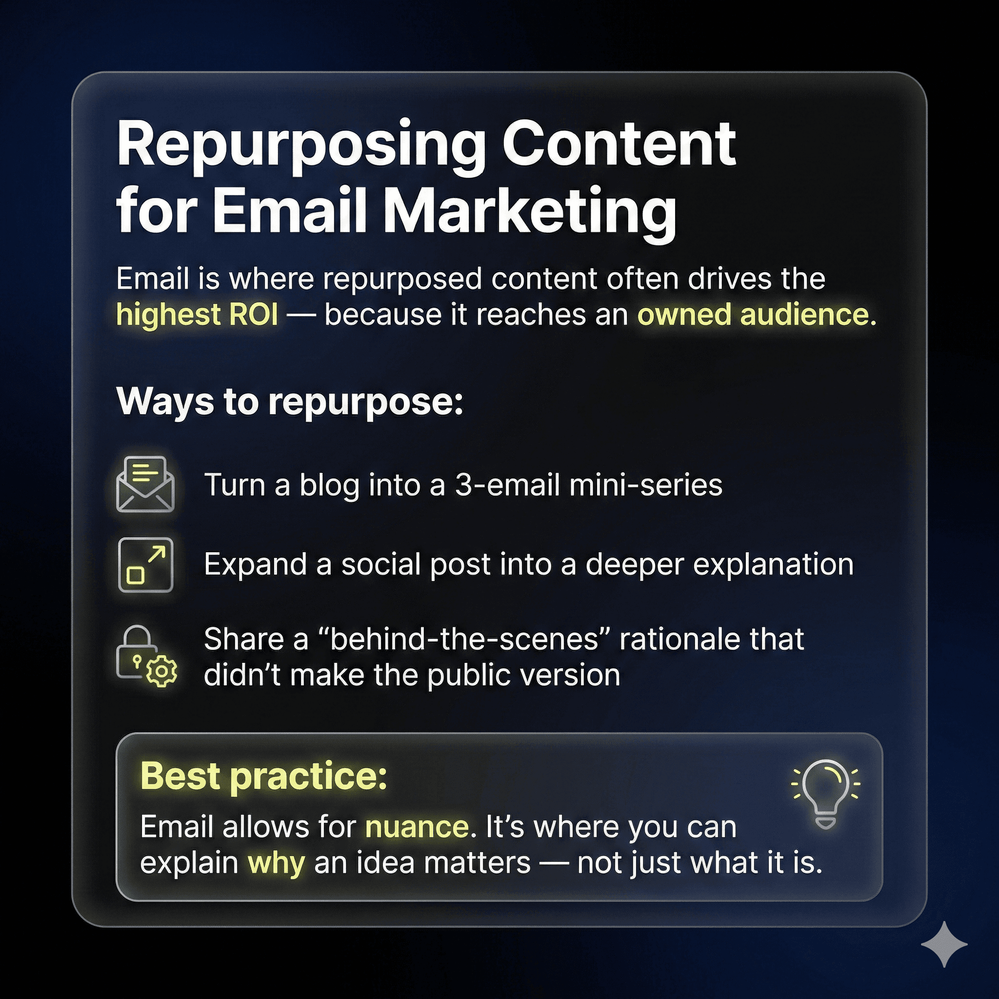 Repurposing Content for Email Marketing